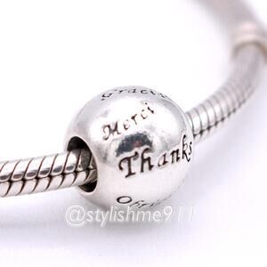Authentic PANDORA Retired Many Thanks Charm - 791276